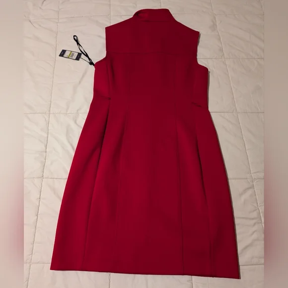 ❤️Tommy Hilfiger Vibrant Red Midi Dress - Picture 6 of 9